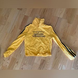 Unbranded Graphic Long-sleeve Cropped Shirt- “Quentin Tarantino”